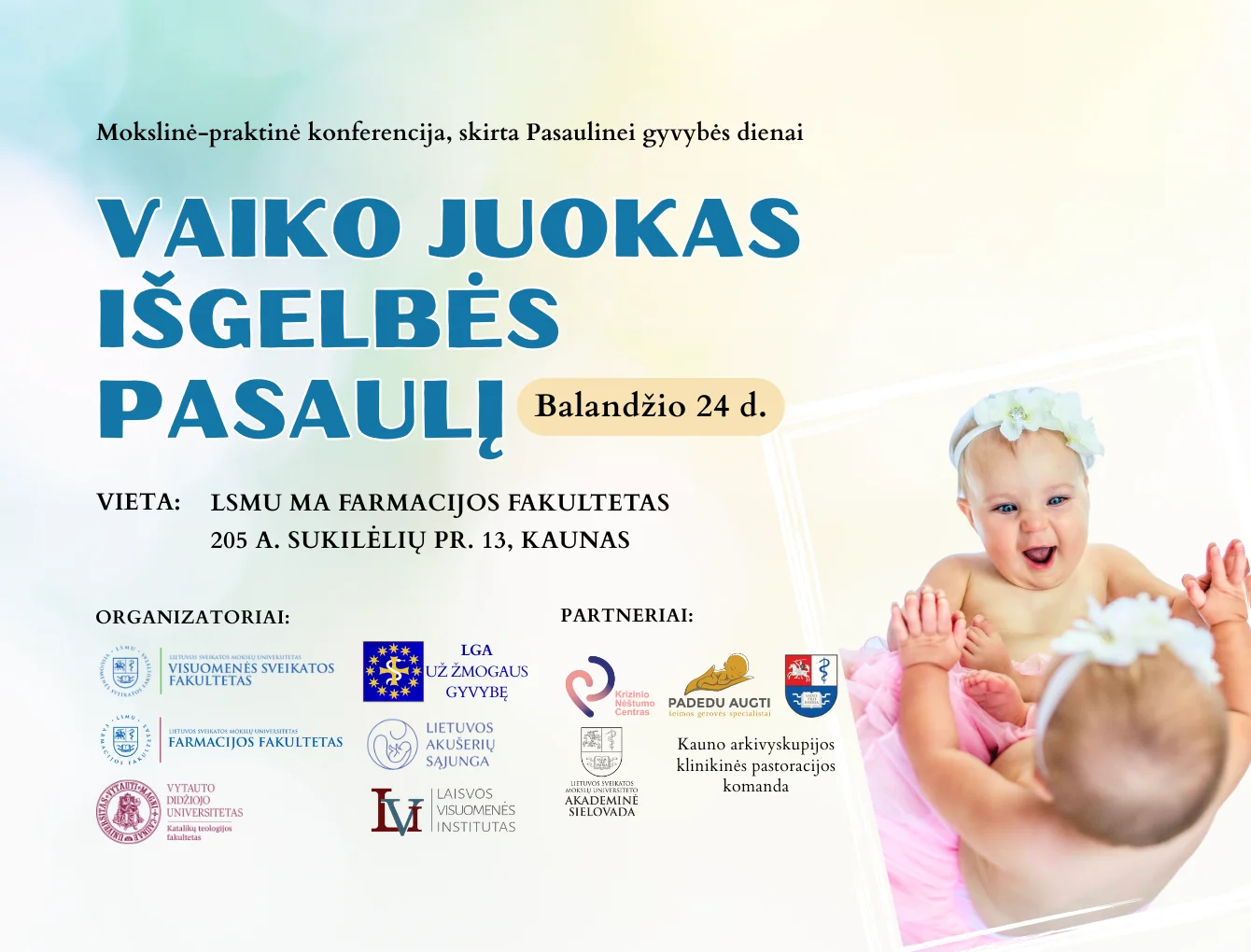 Mokslinė praktinė konferencija ,,Vaiko juokas išgelbės pasaulį”