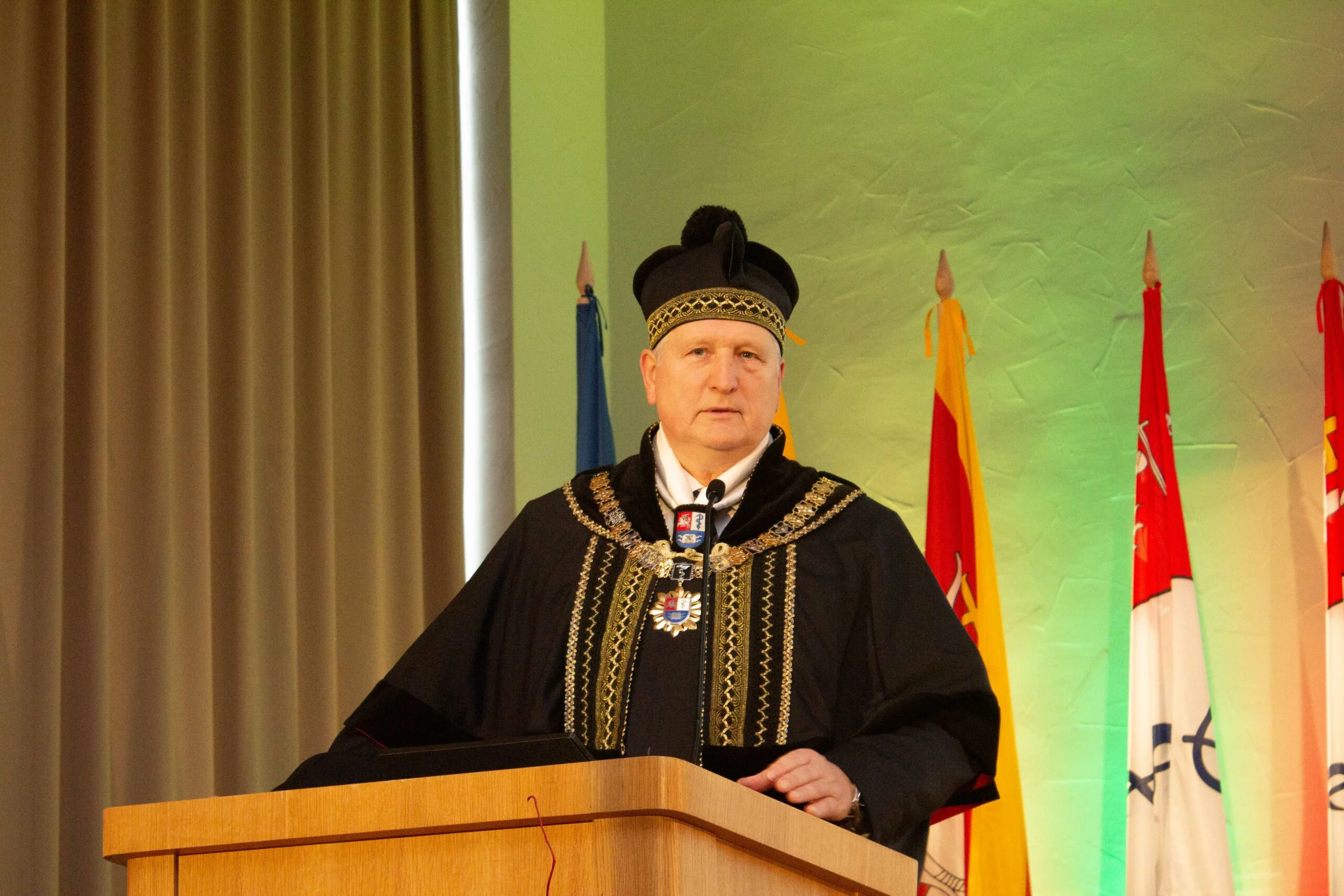 <strong>Universitete iškilmingai pažymėta Vasario 16-oji</strong>