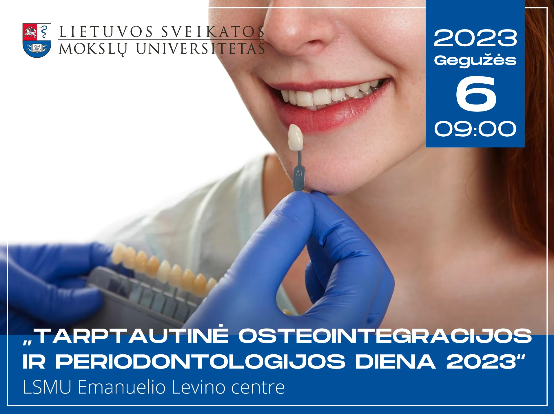 Jungtinė konferencija „Tarptautinė osteointegracijos ir periodontologijos diena 2023“