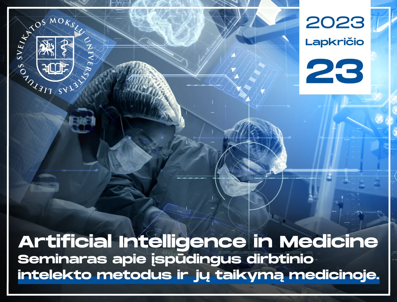 Seminaras ,,Artificial Intelligence in Medicine”