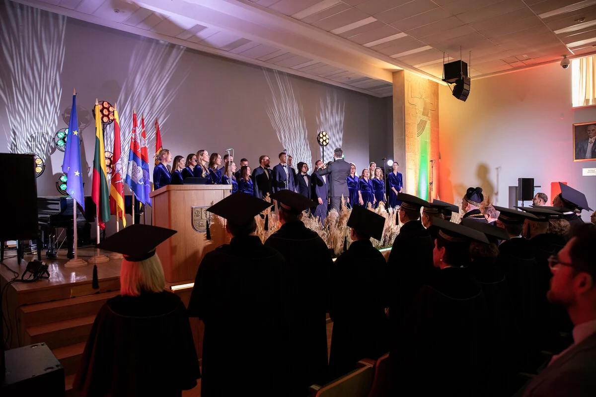 Universitete iškilmingai paminėta Lietuvos valstybės atkūrimo diena