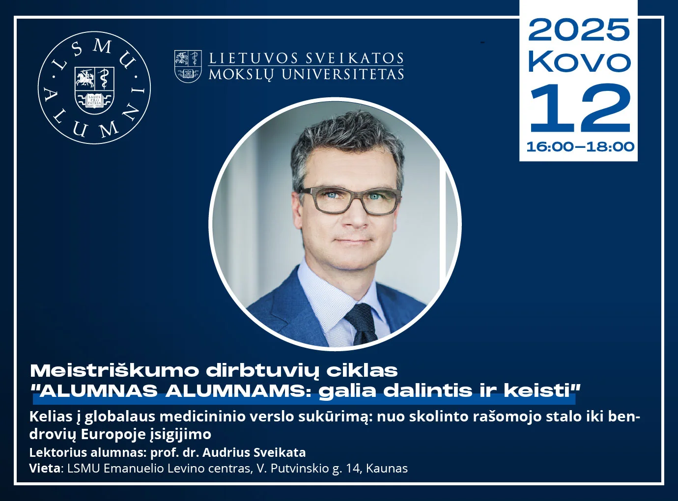 Alumni dirbtuvių ciklas „ALUMNAS ALUMNAMS: galia dalintis ir keisti“