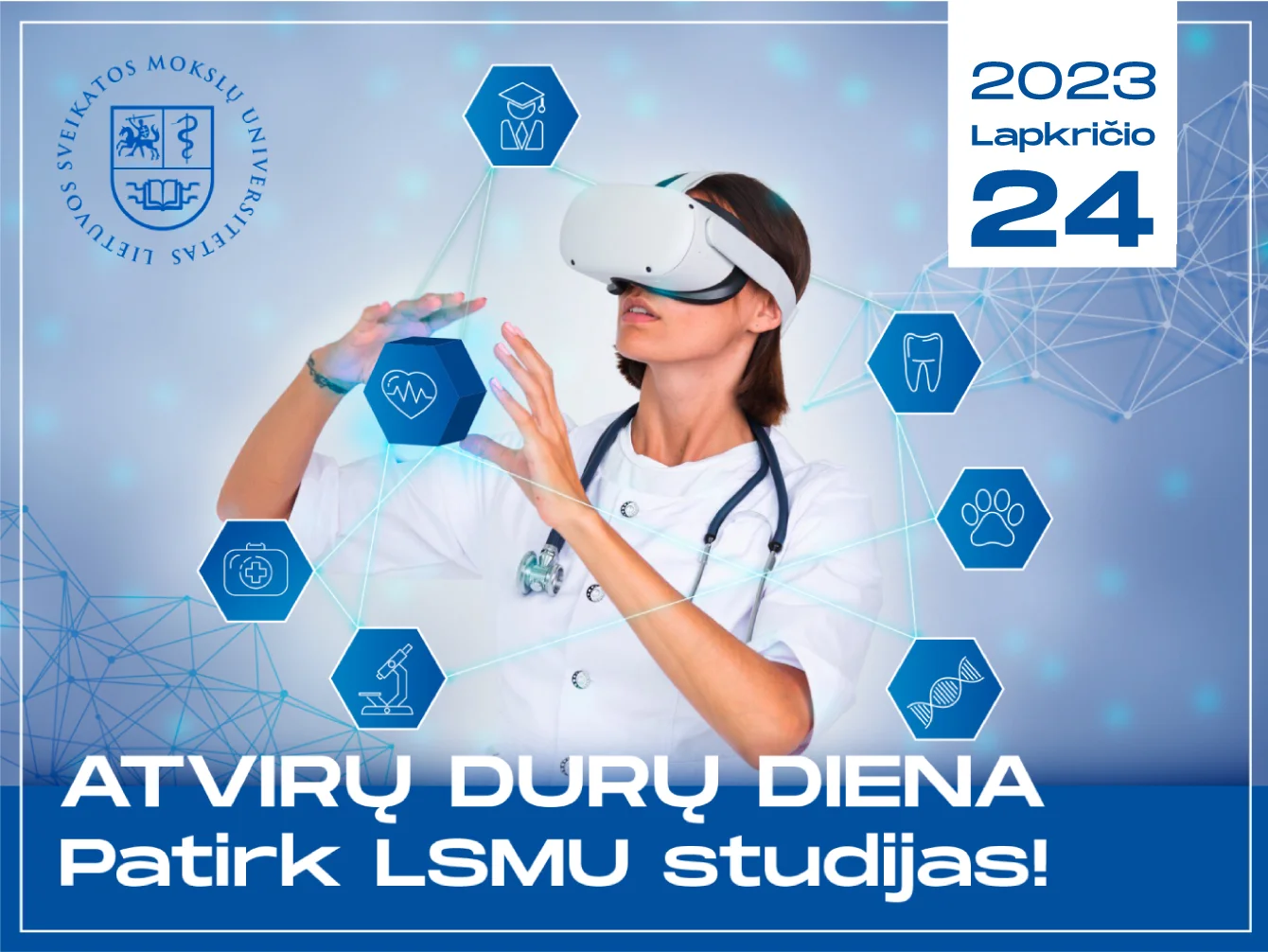 Atvirų durų diena 2023 – patirk LSMU studijas