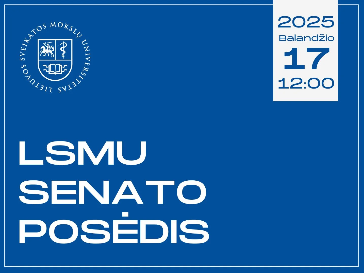 Senato posėdis