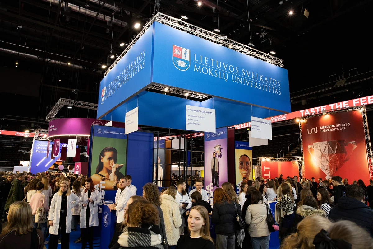 Aukštųjų mokyklų mugėje pristatytos studijos LSMU