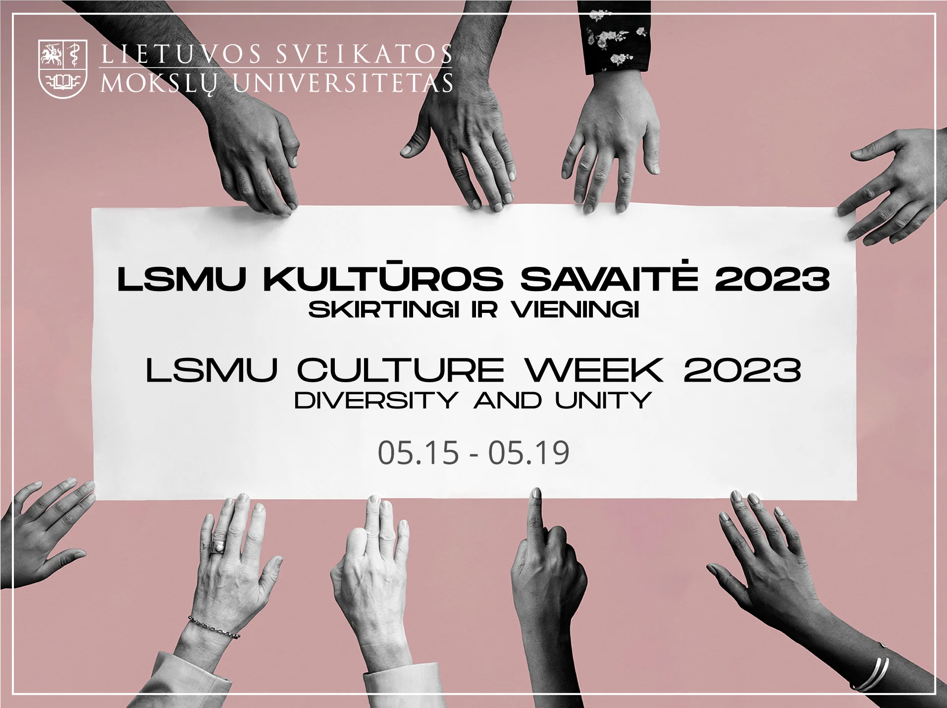 LSMU kultūros savaitė 2023: skirtingi ir vieningi