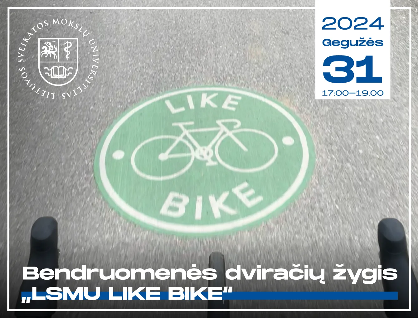 Bendruomenės dviračių žygis „LSMU LIKE BIKE“