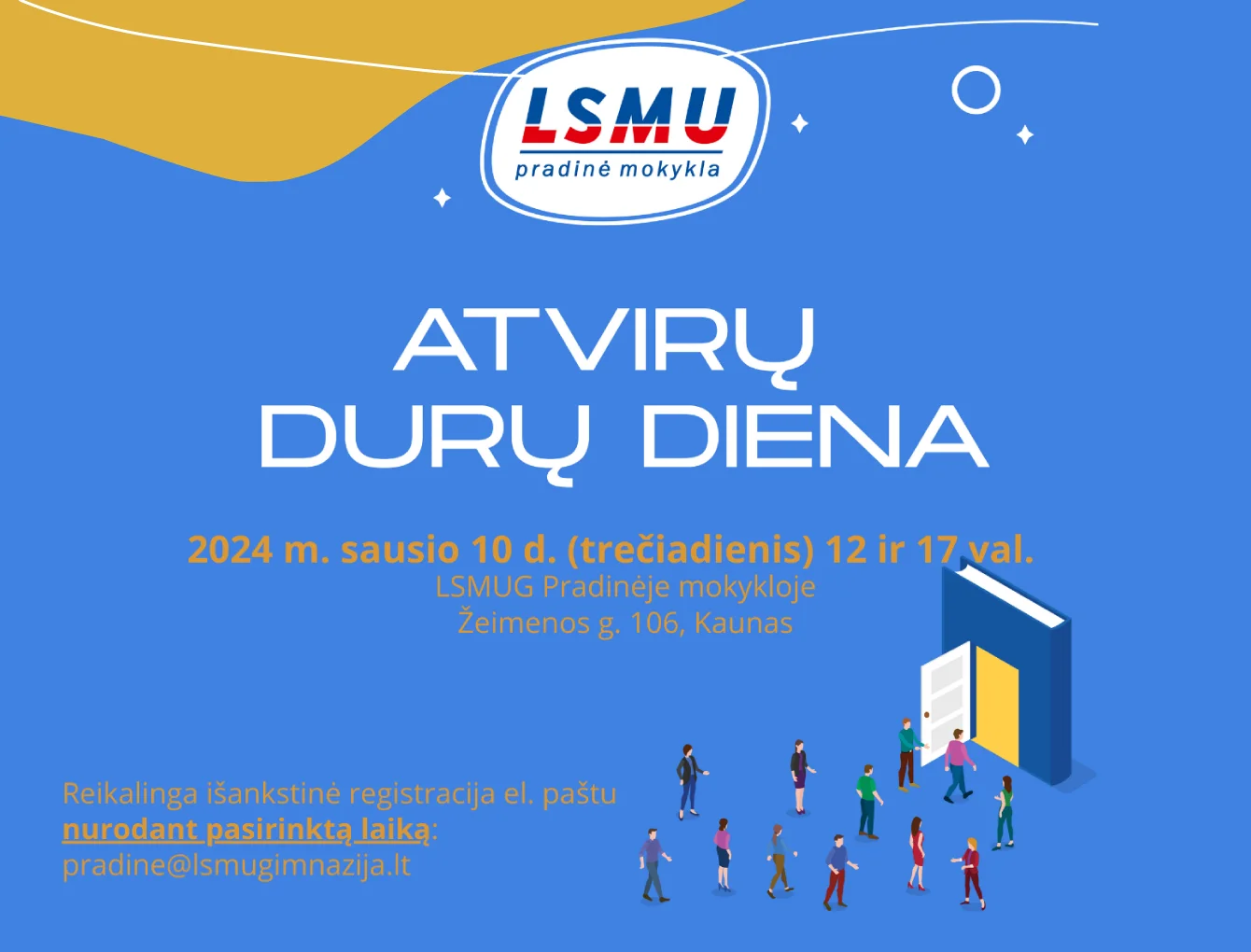 Atvirų durų diena LSMU pradinėje mokykloje