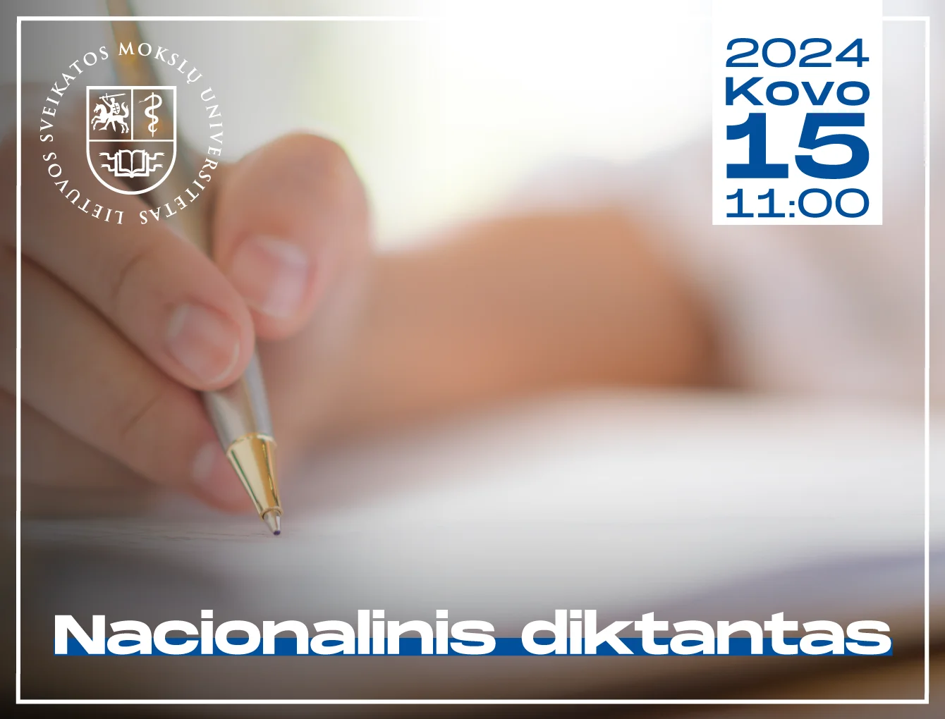 Nacionalinio diktanto rašymas