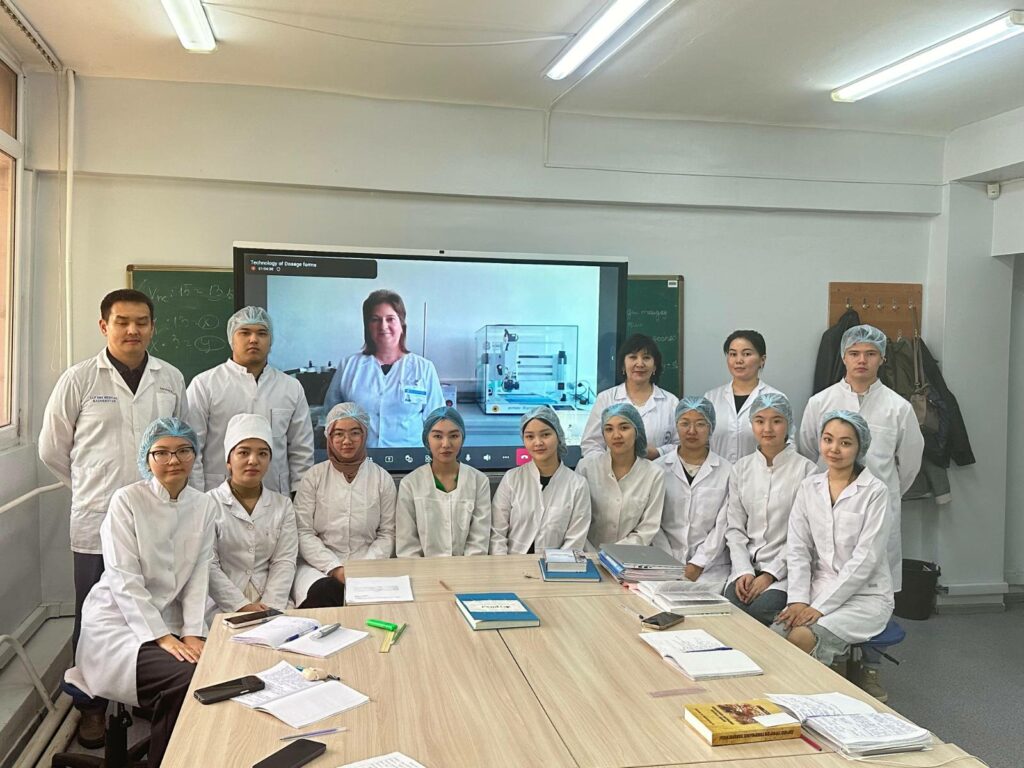 Kazakhstan's Future Pharmacists Inspired by Virtual Lecture Course on Pharmaceutical Formulation Technology by Lithuanian University of Health Sciences
