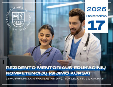 Rezidento mentoriaus edukacinių kompetencijų įgyjimo kursai