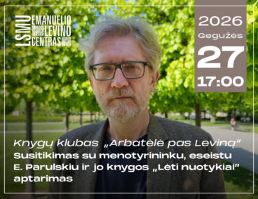 Susitikimas su menotyrininku, eseistu E. Parulskiu