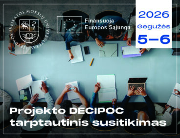 Projekto DECIPOC tarptautinis susitikimas