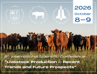 6th International Scientific Conference “Livestock Production – Recent Trends and Future Prospects”