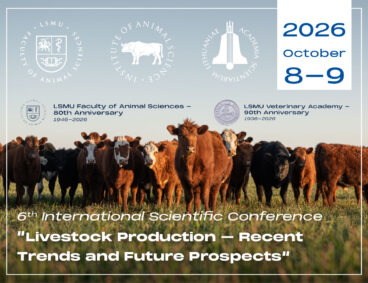 6th International Scientific Conference “Livestock Production – Recent Trends and Future Prospects”
