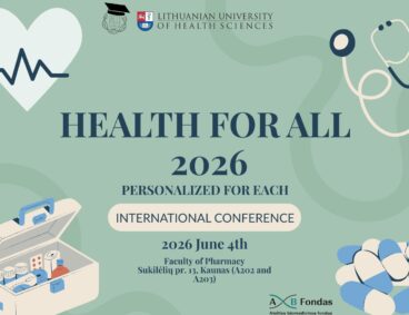 Tarptautinė konferencija ,,Health for all 2026: Personalised for each“