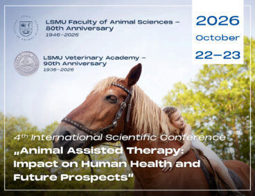 4th International Scientific Conference “Animal Assisted Therapy: Impact on Human Health and Future Prospects”
