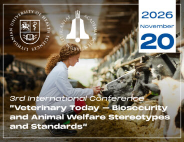 3rd International Conference „Veterinary Today – Biosecurity and Animal Welfare Stereotypes and Standards“