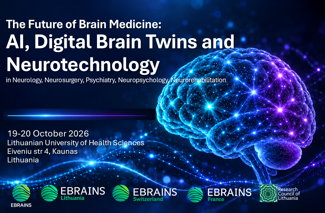 EBRAINS neuromokslų ir dirbtinio intelekto simpoziumas 