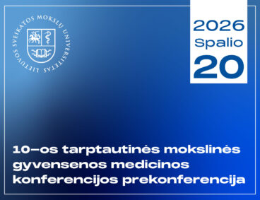 10-osios tarptautinės mokslinės gyvensenos medicinos konferencijos prekonferencija