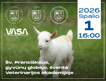 Šv. Pranciškaus, gyvūnų globėjo, šventė Veterinarijos akademijoje