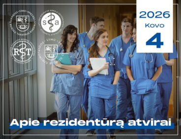 Susitikimų ciklas „Apie rezidentūrą atvirai“