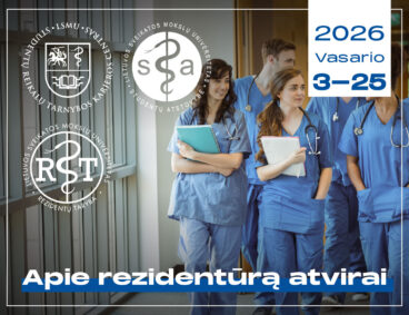 Susitikimų ciklas ,,Apie rezidentūrą atvirai”