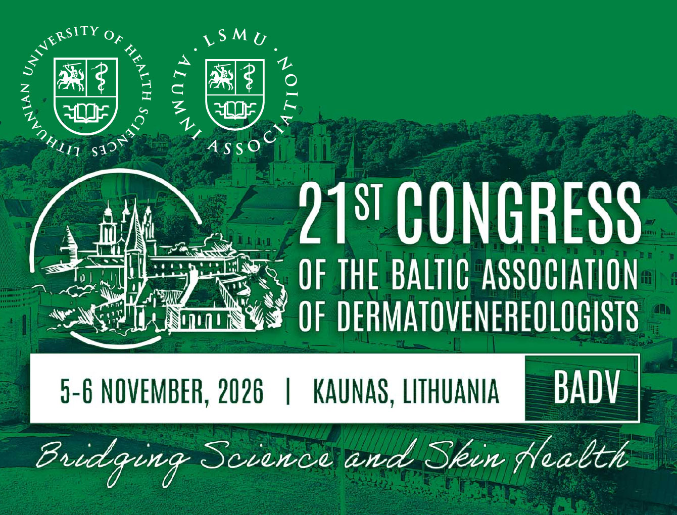21st Congress of the Baltic Association of Dermatovenerologists (BADV2026)