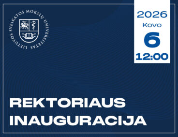 Rektoriaus prof. Rimanto Benečio inauguracijos iškilmės