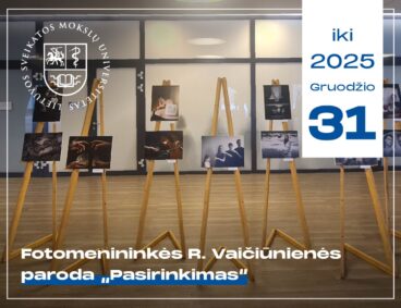 Fotomenininkės Redos Vaičiūnienės paroda „Pasirinkimas”
