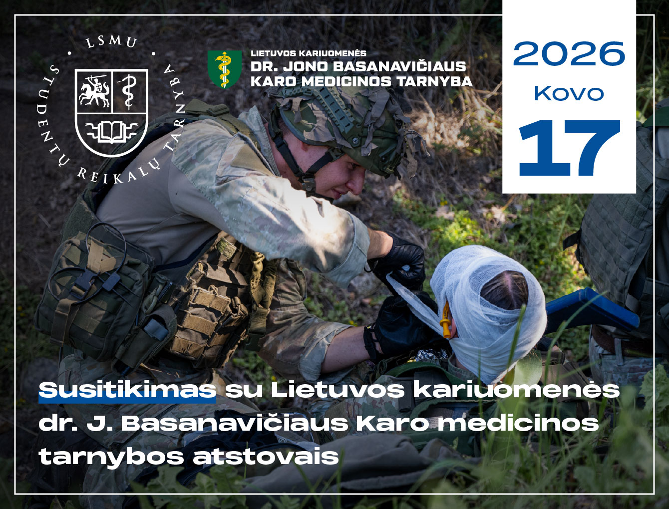 Susitikimas su Lietuvos kariuomenės dr. J. Basanavičiaus karo medicinos tarnybos atstovais